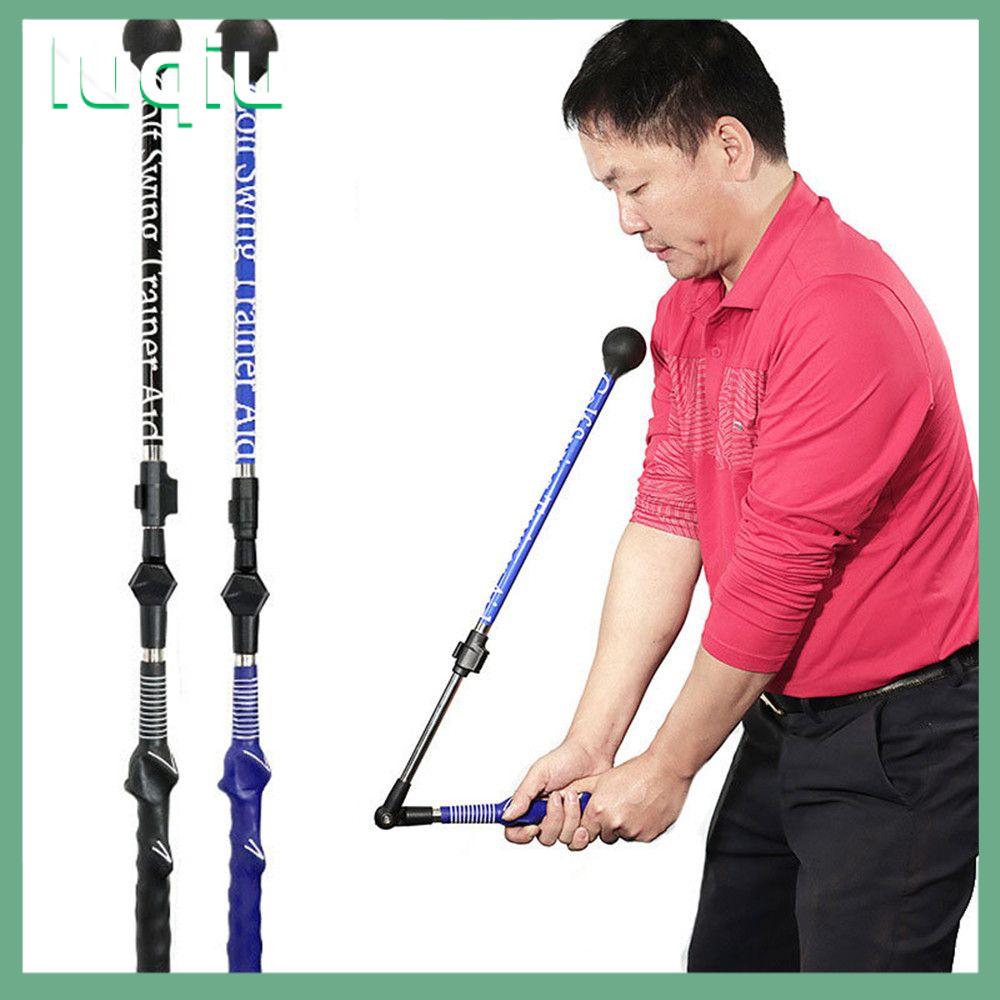 LUQIU Gậy Tập Đầu Nặng Chỉnh Tư Thế Ngoài Trời Tiện Dụng Dụng Cụ Huấn Luyện Bạt Gôn Thực Hành Câu Lạc Bộ Golf Công Cụ Hỗ Trợ Giảng Dạy