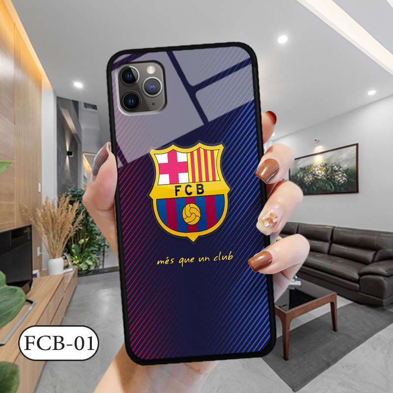 Ốp kính 3d iphone 11 pro max - in biểu tượng đội bóng