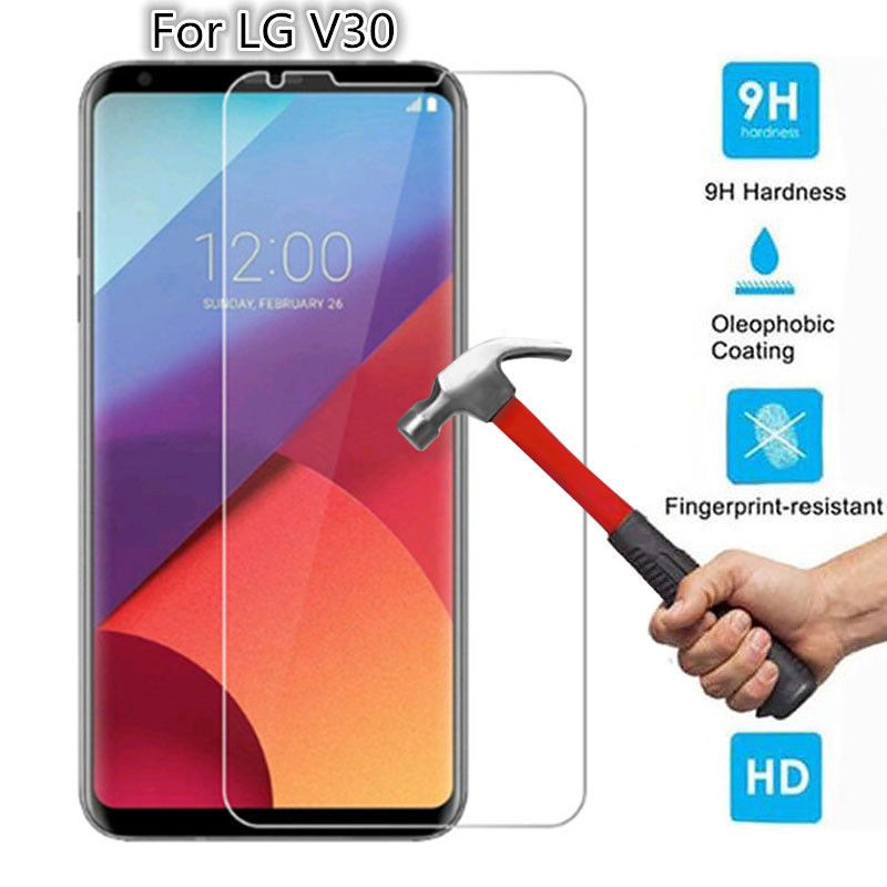 Bộ 2 dán kính cường lực cho LG V30 Trong suốt