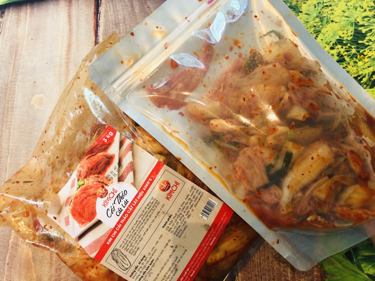 Kim chi  gói 100g ( Cải thảo cắt lát )_Monhi_Food