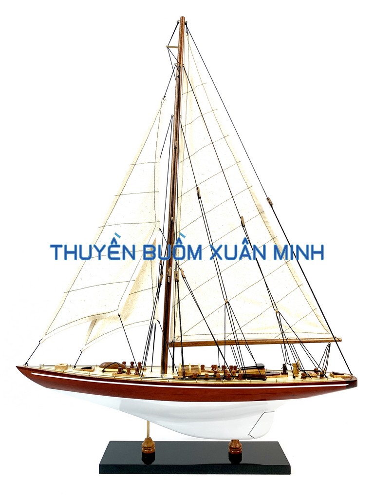 [HCM]Mô Hình Du Thuyền Gỗ Phong Thuỷ Endeavour (Loại Đẹp) | Gỗ Tự Nhiên | Thân 50cm