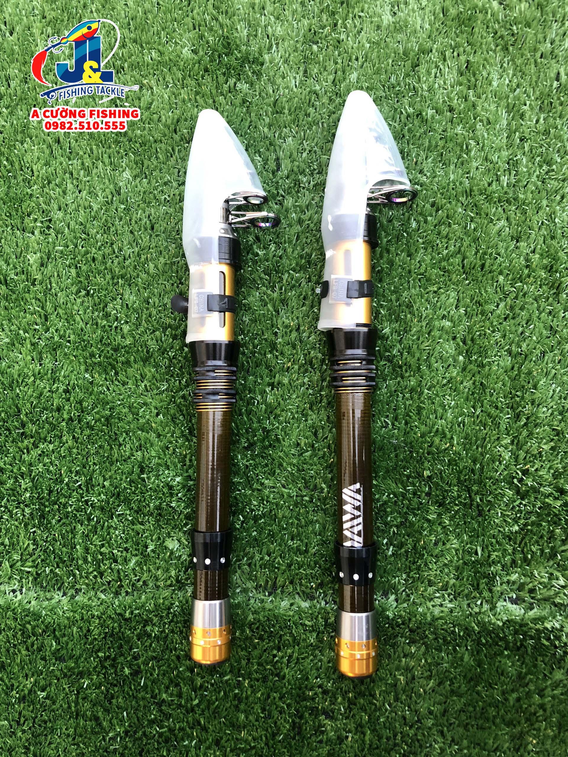 Cần Câu Máy Daiwa 1m8 - 3m0 rút gọn 40cm tải cá 6kg