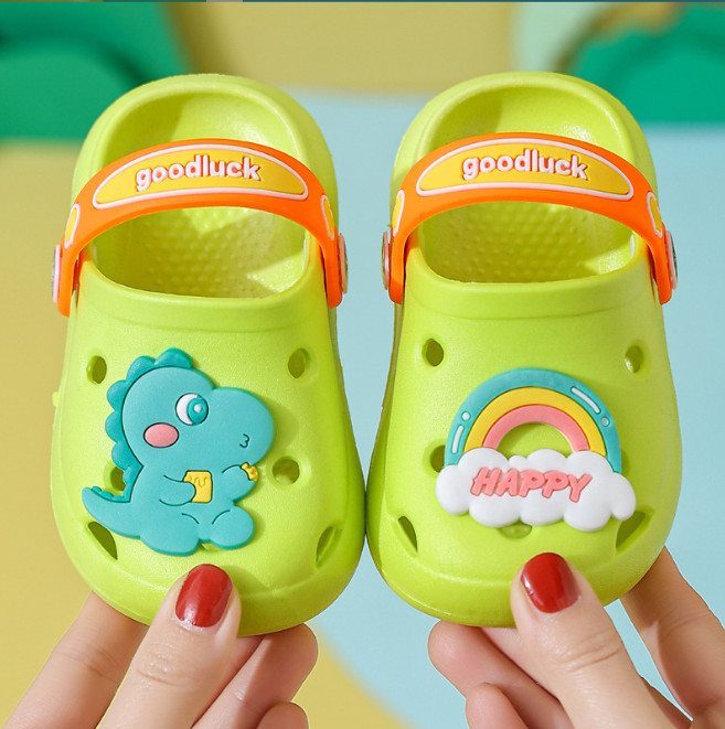 Dép sục cho bé chống trơn trượt hình kỳ lân cầu vồng dễ thương, nhiều màu cho bé trai bé gái