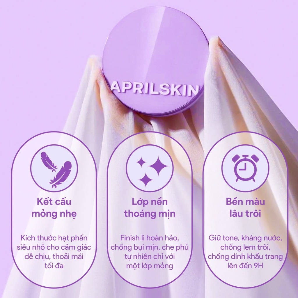 Phấn Nước April Skin Siêu Mỏng Nhẹ Ultra Slim