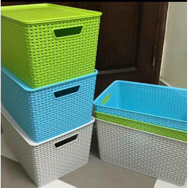 RỔ ĐỰNG ĐỒ ĐA NĂNG CÓ NẮP VIỆT NHẬT