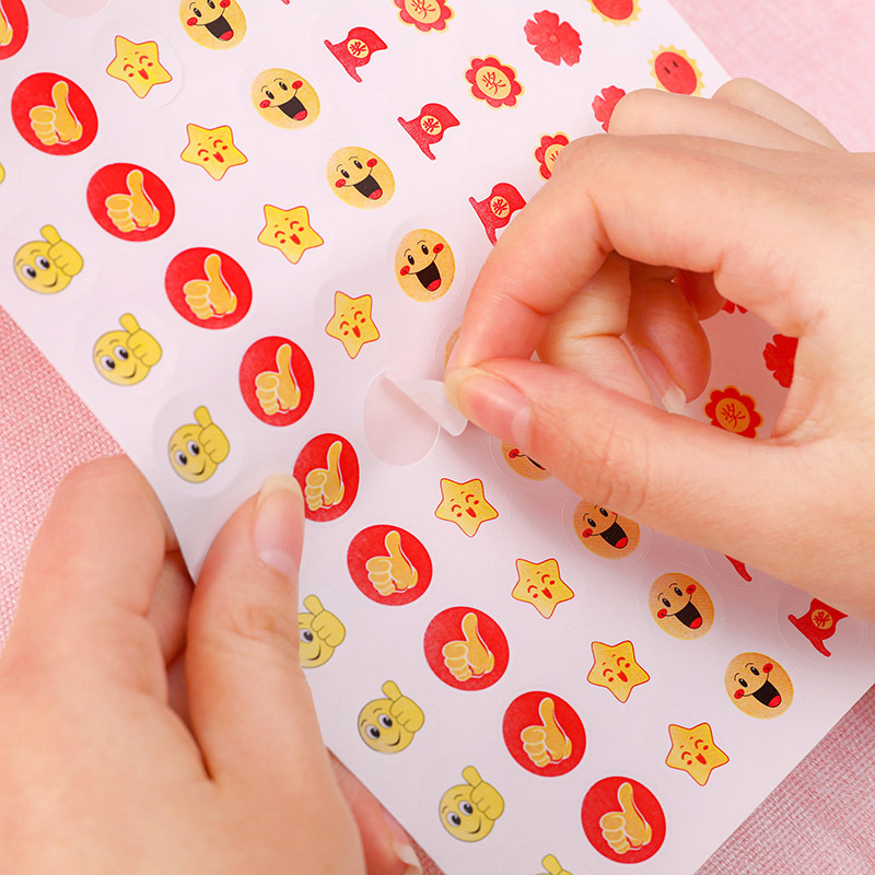 Bộ 10 sticker dán Like cup vàng ngôi sao