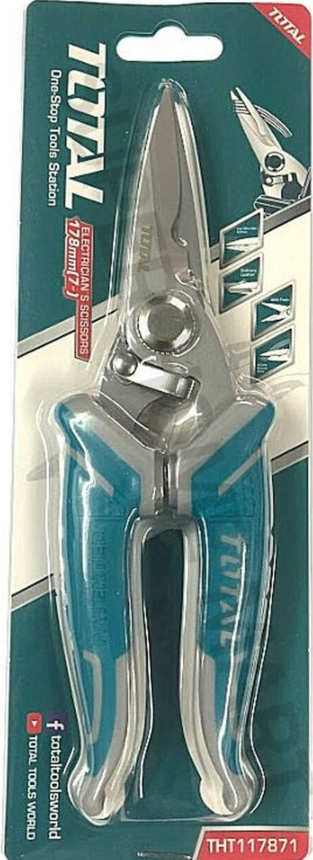 178mm Kéo thợ điện Total THT117871