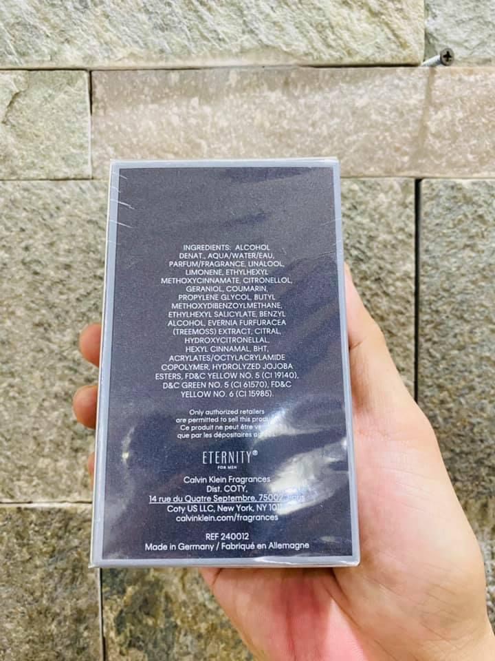NƯỚC HOA CK ETERNITY FOR MEN EDT 100ml