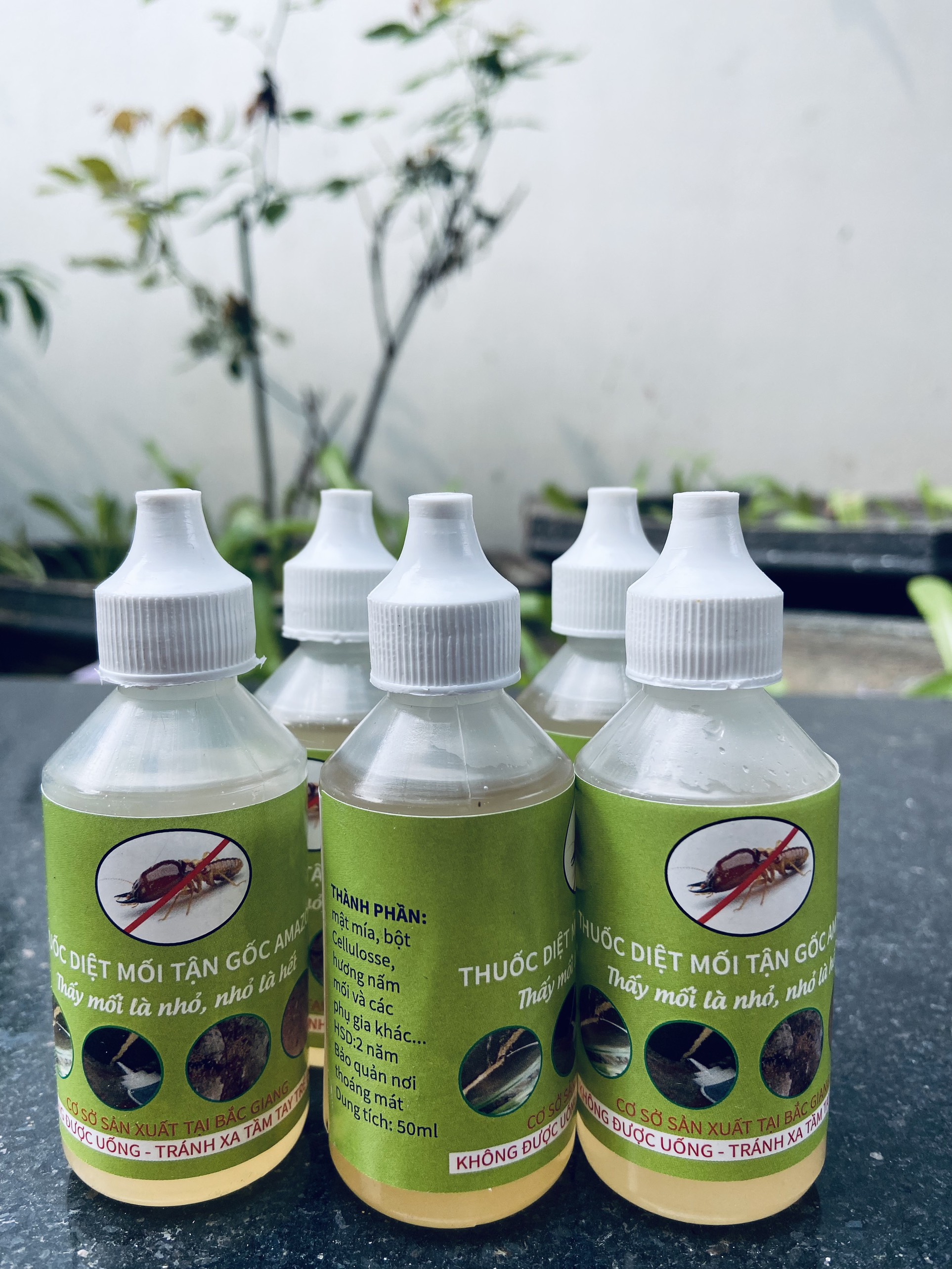 Diệt mối tận gốc bằng dung dịch sinh học Amazon chai 50ml
