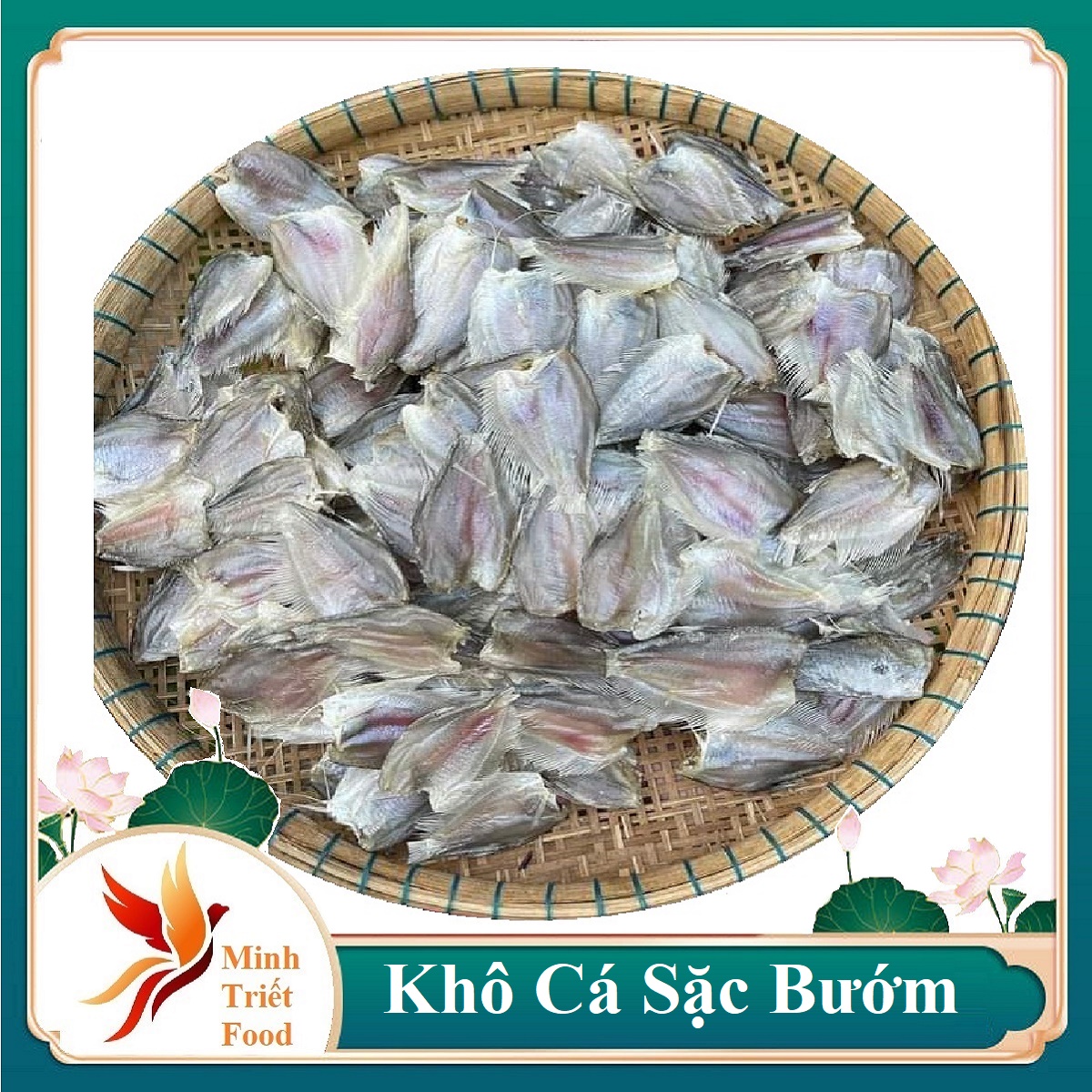 500gr Khô cá sặc bướm – Đặc Sản Miền Tây làm từ cá sặc đồng tươi sống ướp gia vị vừa ăn và phơi nắng tự nhiên, ăn với cơm trắng hoặc chấm mắm me làm vài xị đế.