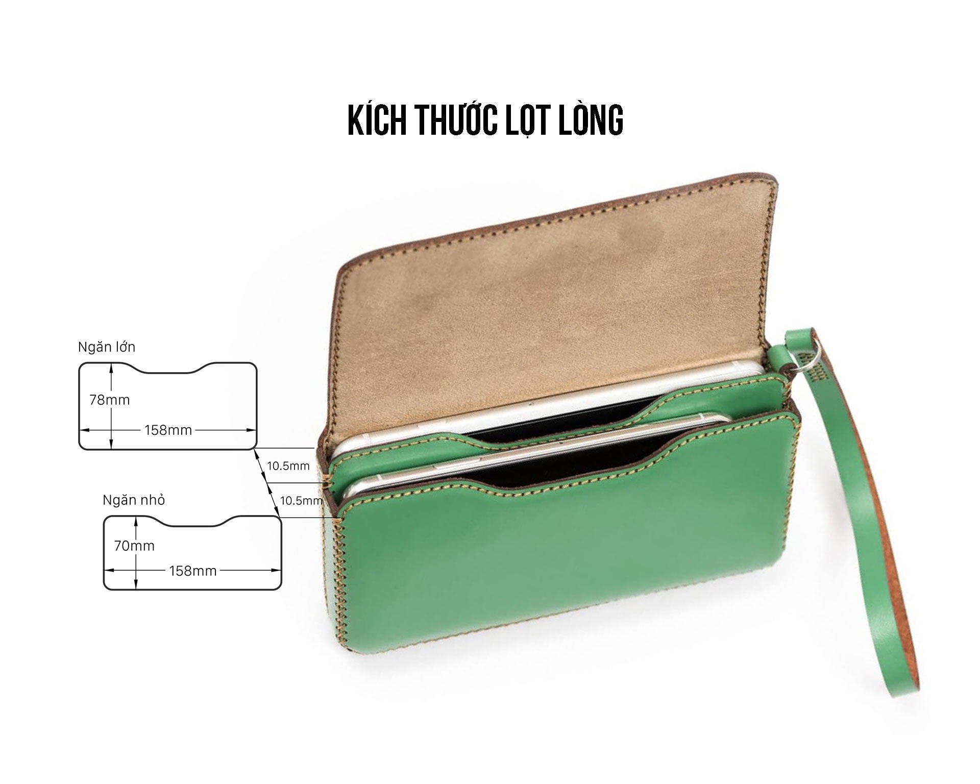 BAO DA ĐỰNG 2 ĐIỆN THOẠI-CHÍNH HÃNG KHACTEN.COM