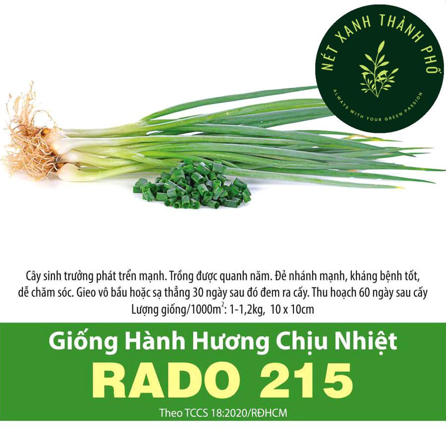 [GIAO HÀNG 2 GIỜ] Hạt giống hành hương chịu nhiệt 2gr