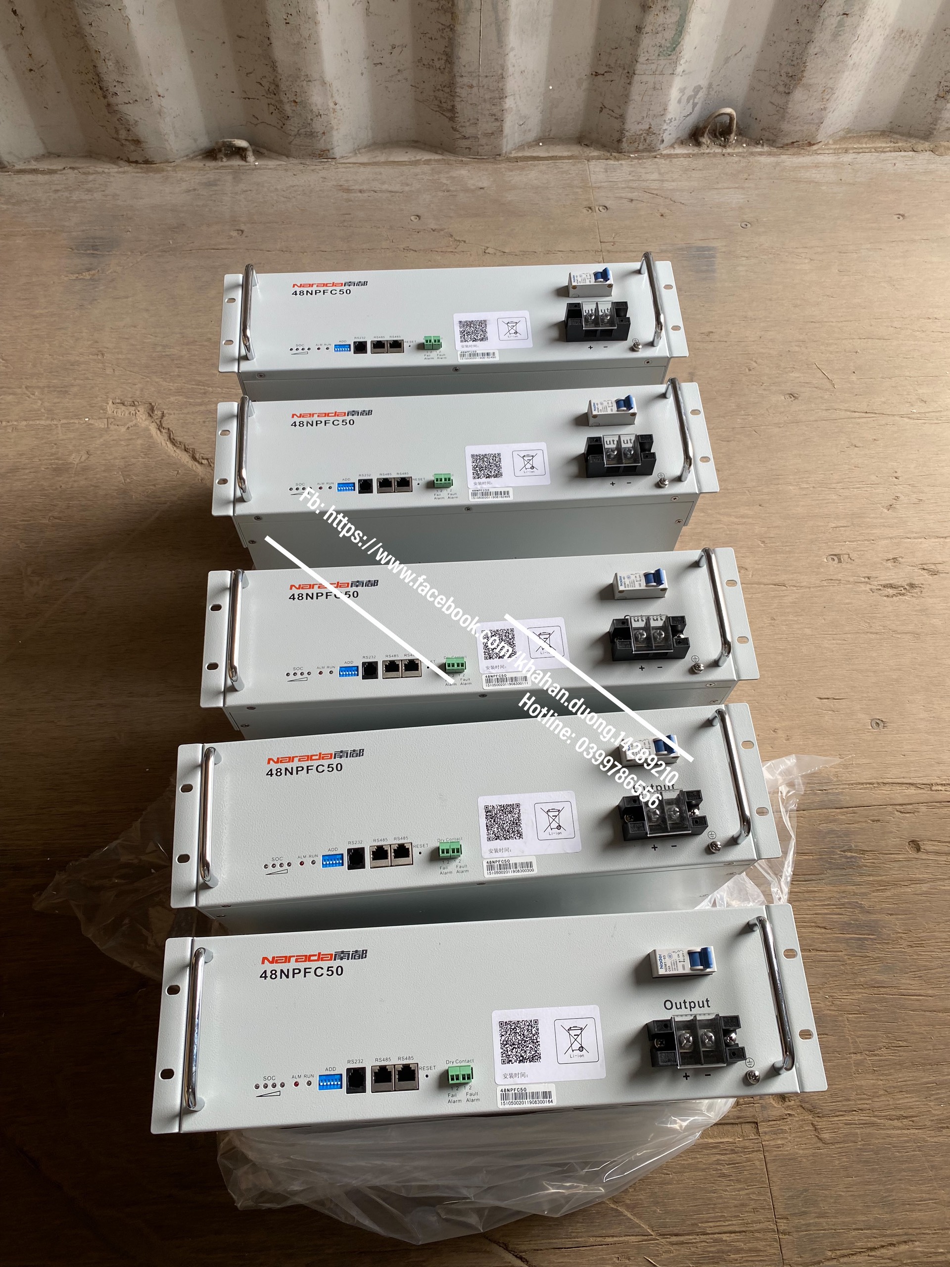 Pin lưu trữ điện mặt trời Narada 48V50Ah [HÀNG CHÍNH HÃNG]