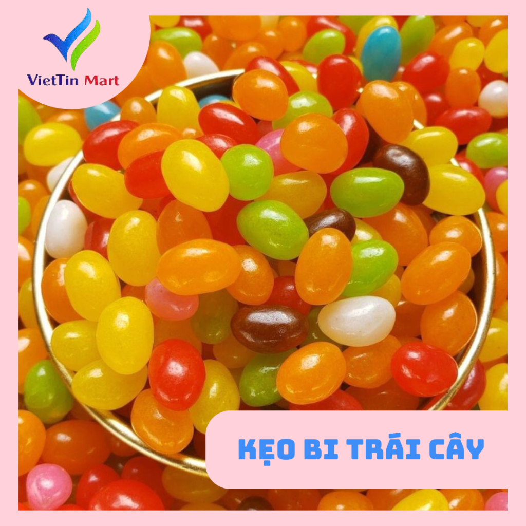 Kẹo Bi Vị Trái Cây ViettinMart 500g