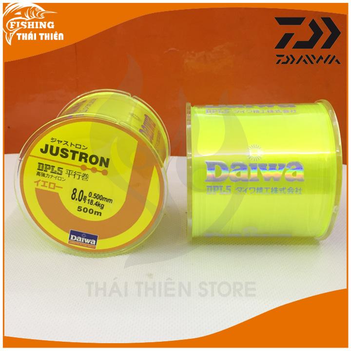 [HCM]Dây cước câu cá Justron vàng (Cuộn đủ 500m)