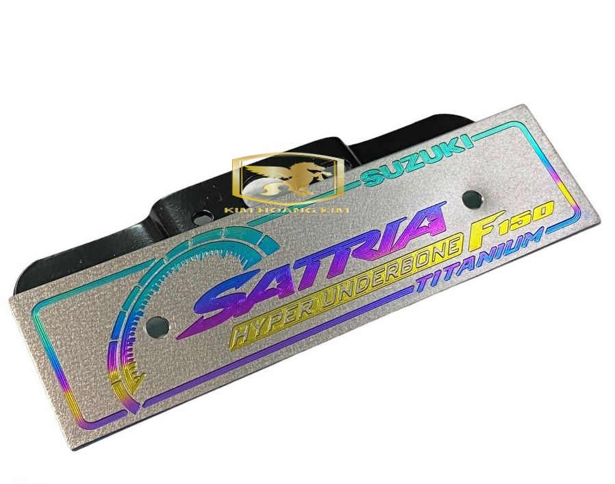 Bảng tên TITANIUM điện phân dành cho Satria