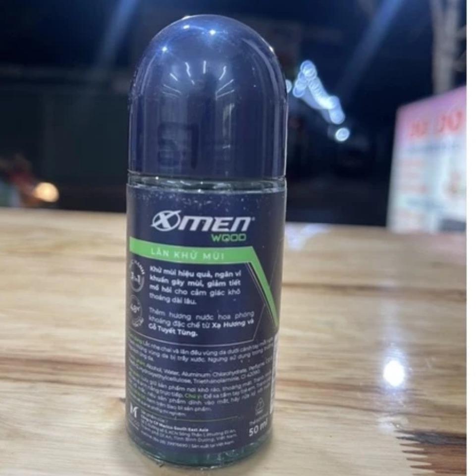 Lăn Khử Mùi Xmen wood 50Ml