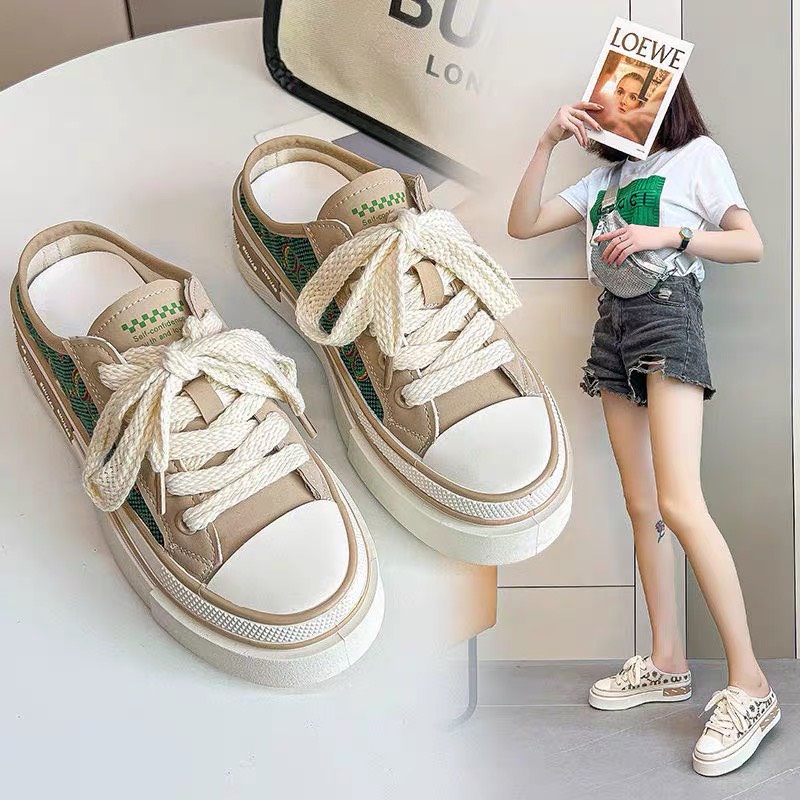 Giày sục nữ đạp gót OO siêu đẹp