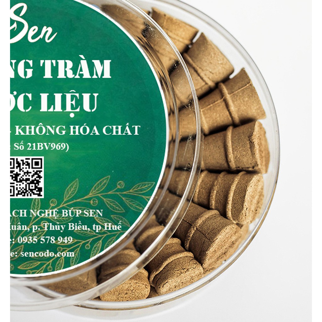 Nhang Tràm Dược Liệu Sạch Búp Sen Huế - (Hương Trầm Búp Sen)