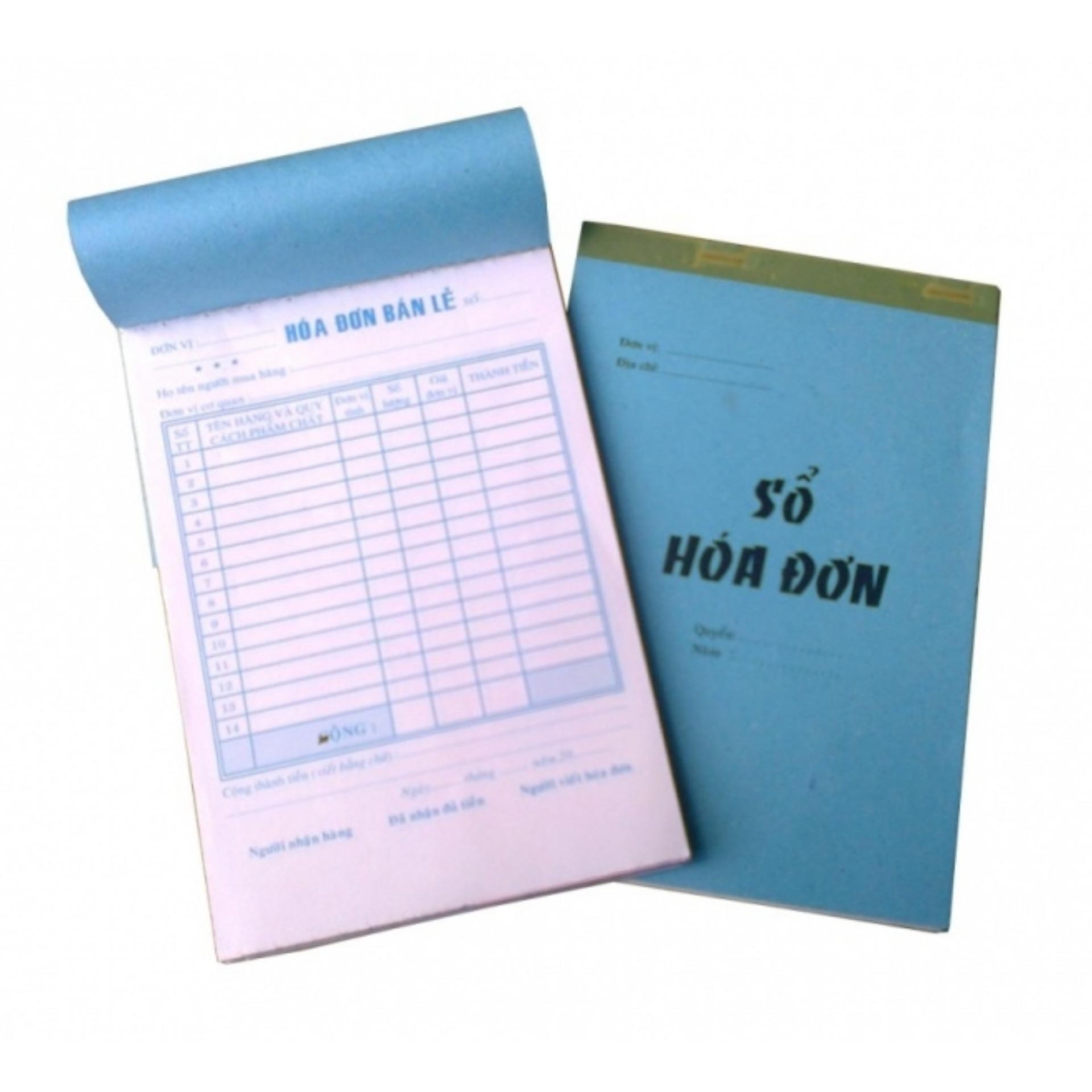 10 QUYỂN SỔ HÓA ĐƠN BÁN LẺ 1 LIÊN