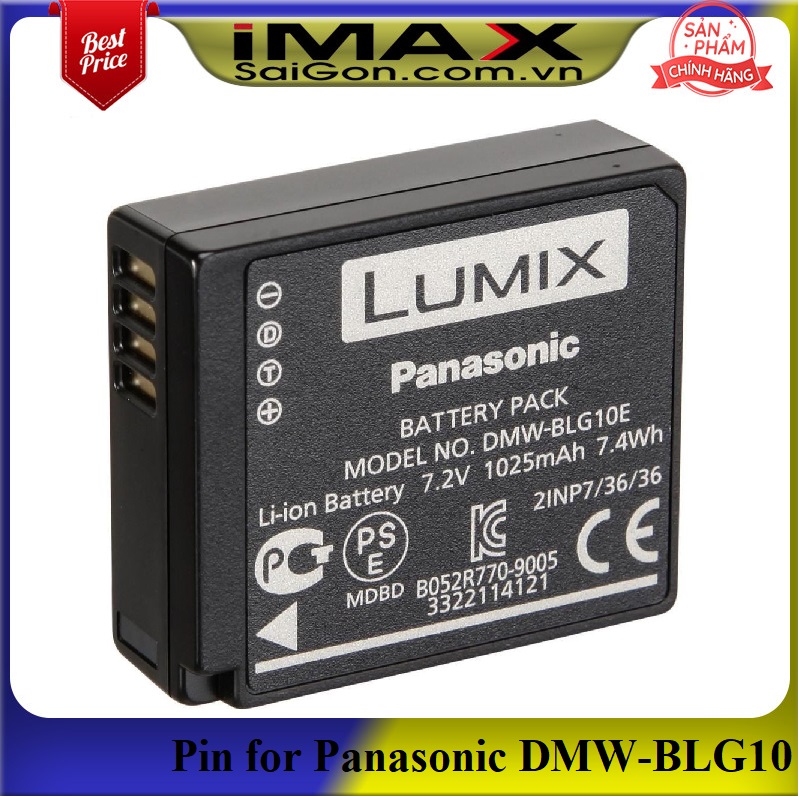 Pin thay thế pin máy ảnh dmw-blg10