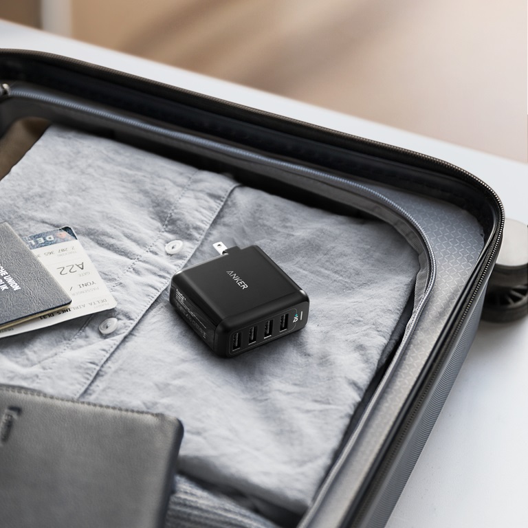 Sạc Anker 4 cổng, 40w - [PowerPort 4, 40w] - A2142