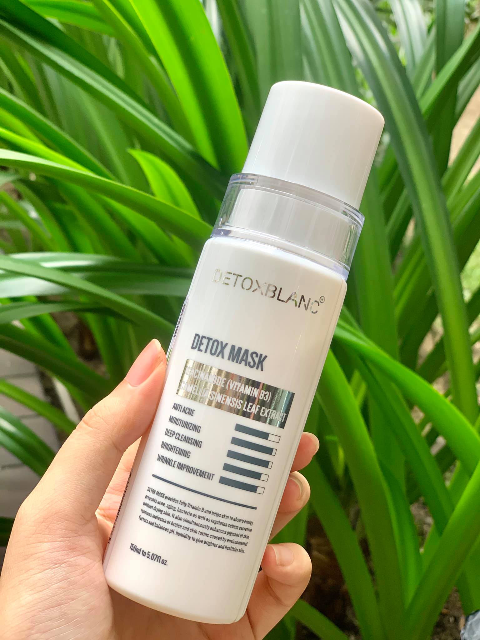 Combo Thải Độc Mờ Nám – Detox Mask & Essence Peptide MẨU 30ML