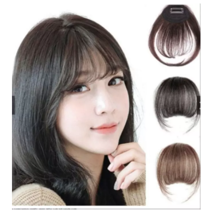 [HCM]Tóc giả mái thưa siêu dễ thương Hàn Quốc ( MÀU ĐEN)
