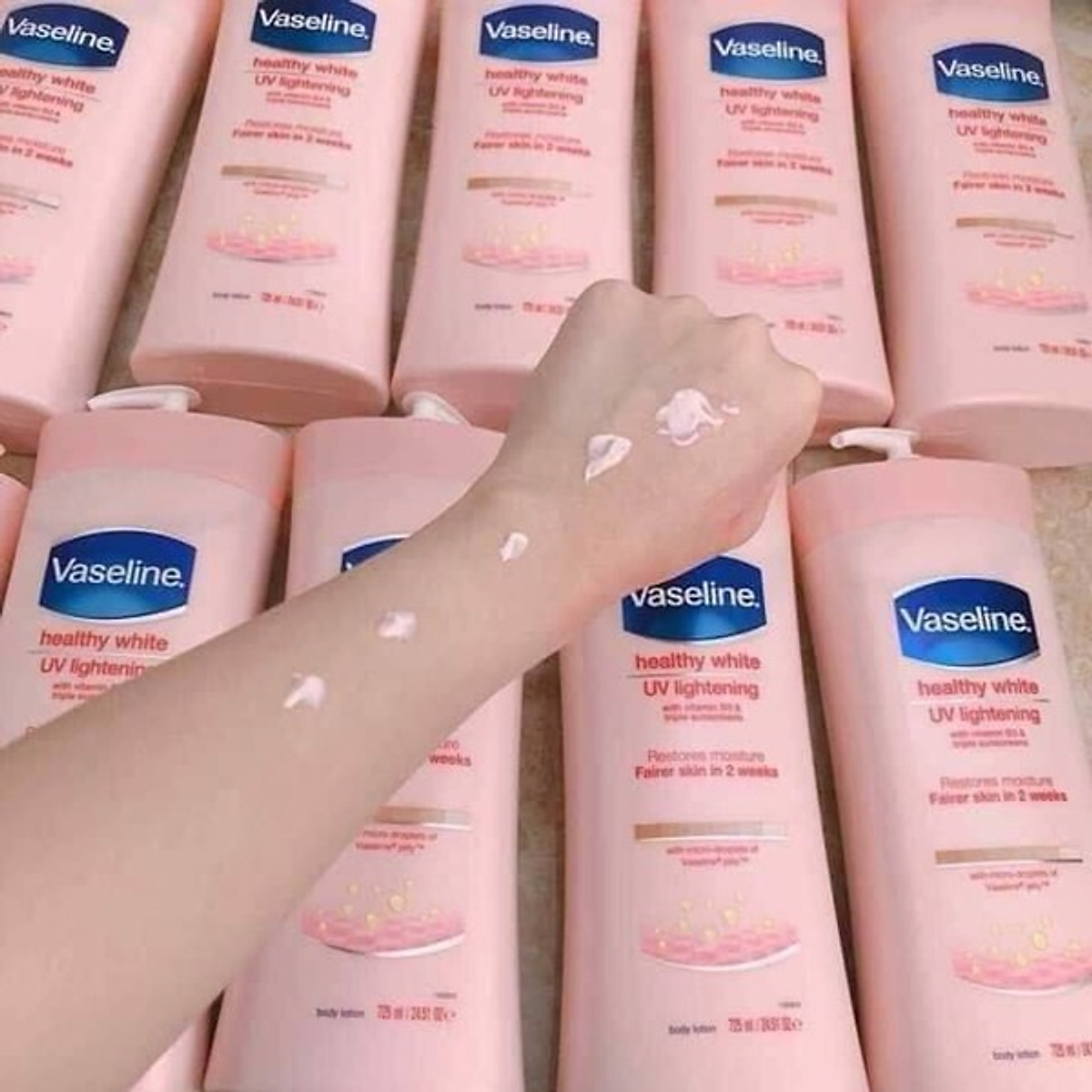Sữa Dưỡng Thể Trắng Da, Cấp Ẩm Vaseline Lotion 725ml