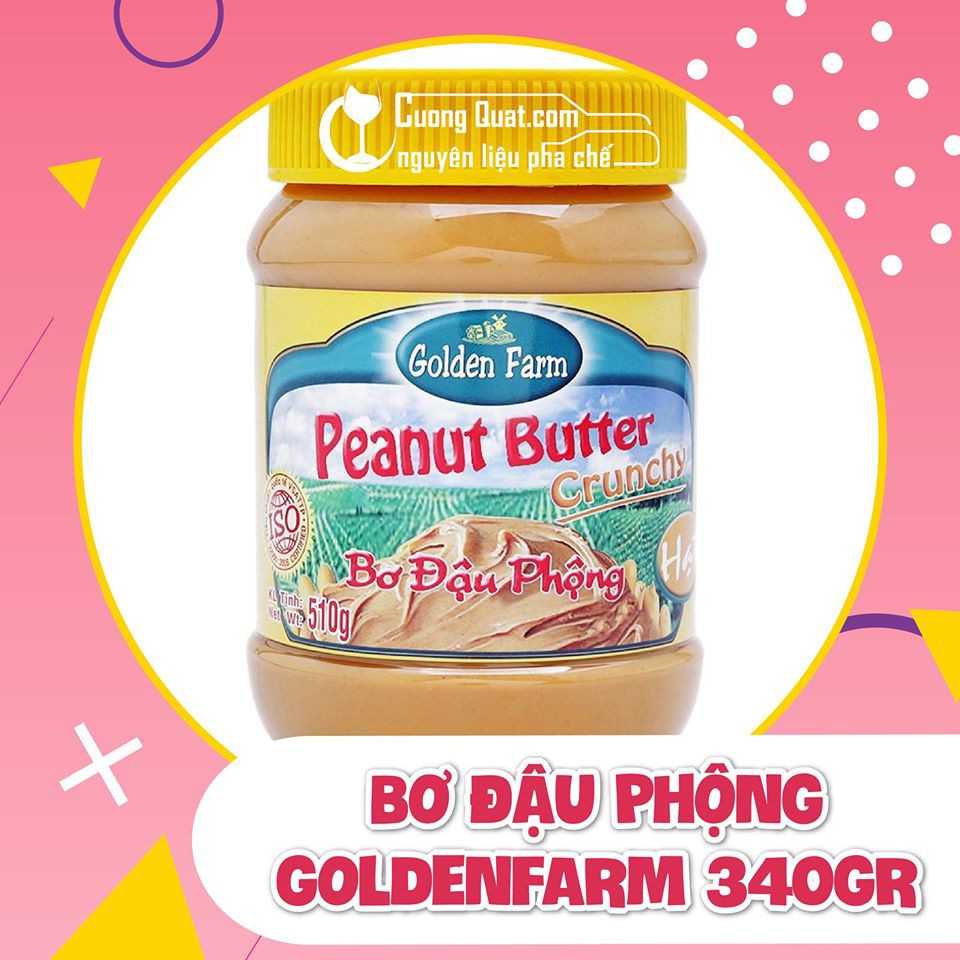 [HCM]Bơ Đậu Phộng Golden Farm (Hạt) Nhỏ 170gr