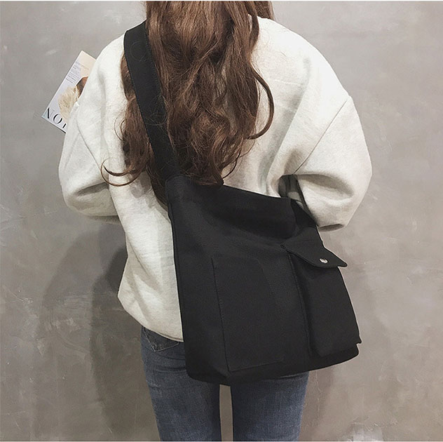 Túi Đeo Vai Thời Trang Nam Nữ Vải Canvas HARAS