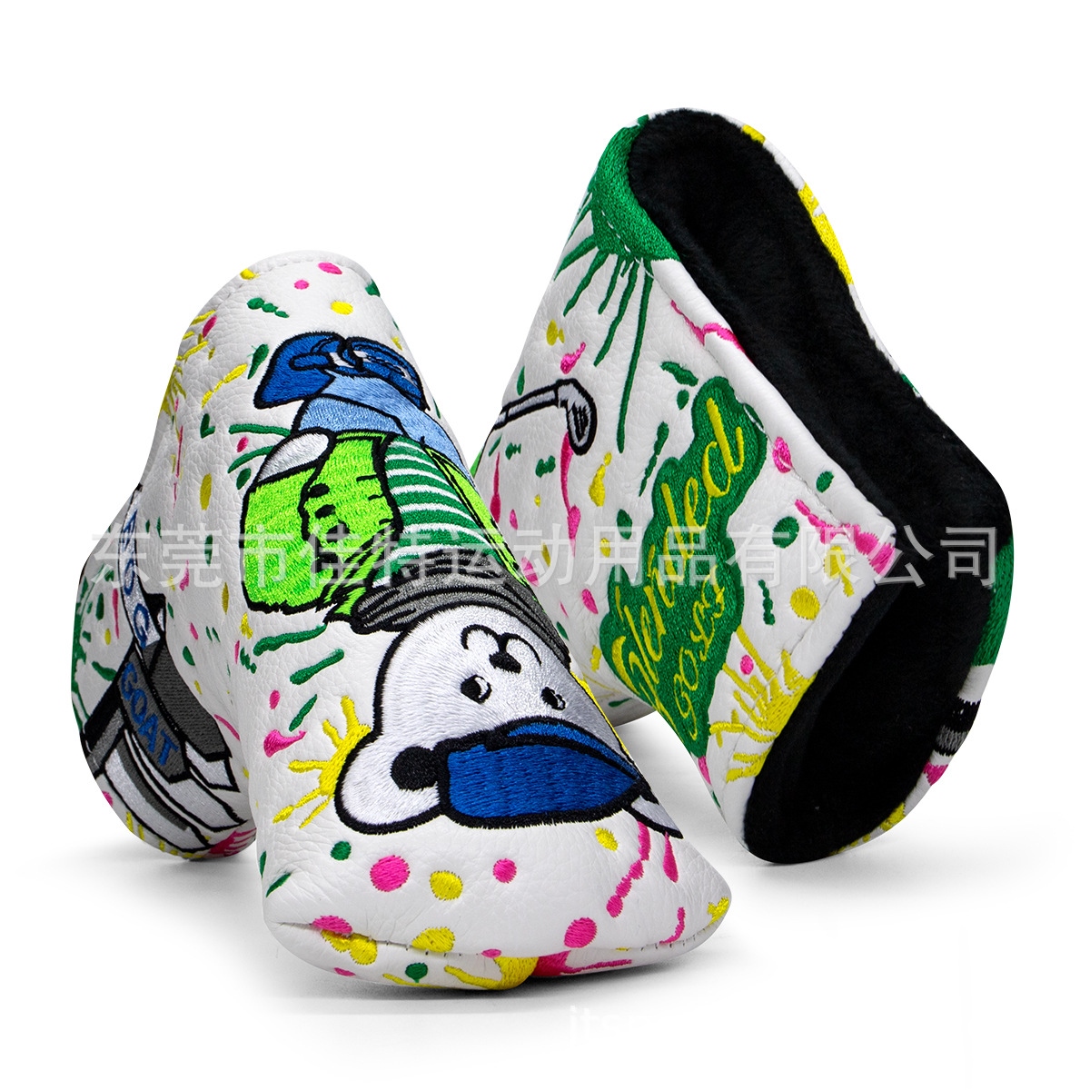 New golf wood set No. 1 fairway cartoon animal embroidery NEW head cover supplies golf