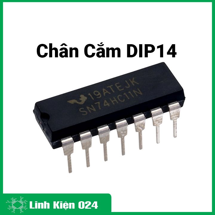 Ic 74hc11 sop14 / dip14 hex cmos tốc độ cao