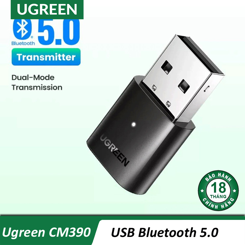 Thiết Bị USB Bluetooth 5.0 Cao Cấp Ugreen US192 CM390 Chính Hãng