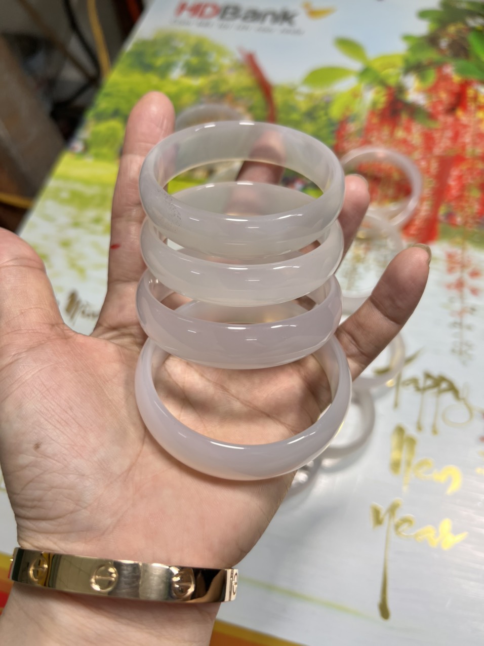 Vòng tay mã não thiên nhiên ni 54 ,55 56 ,có tư vấn size