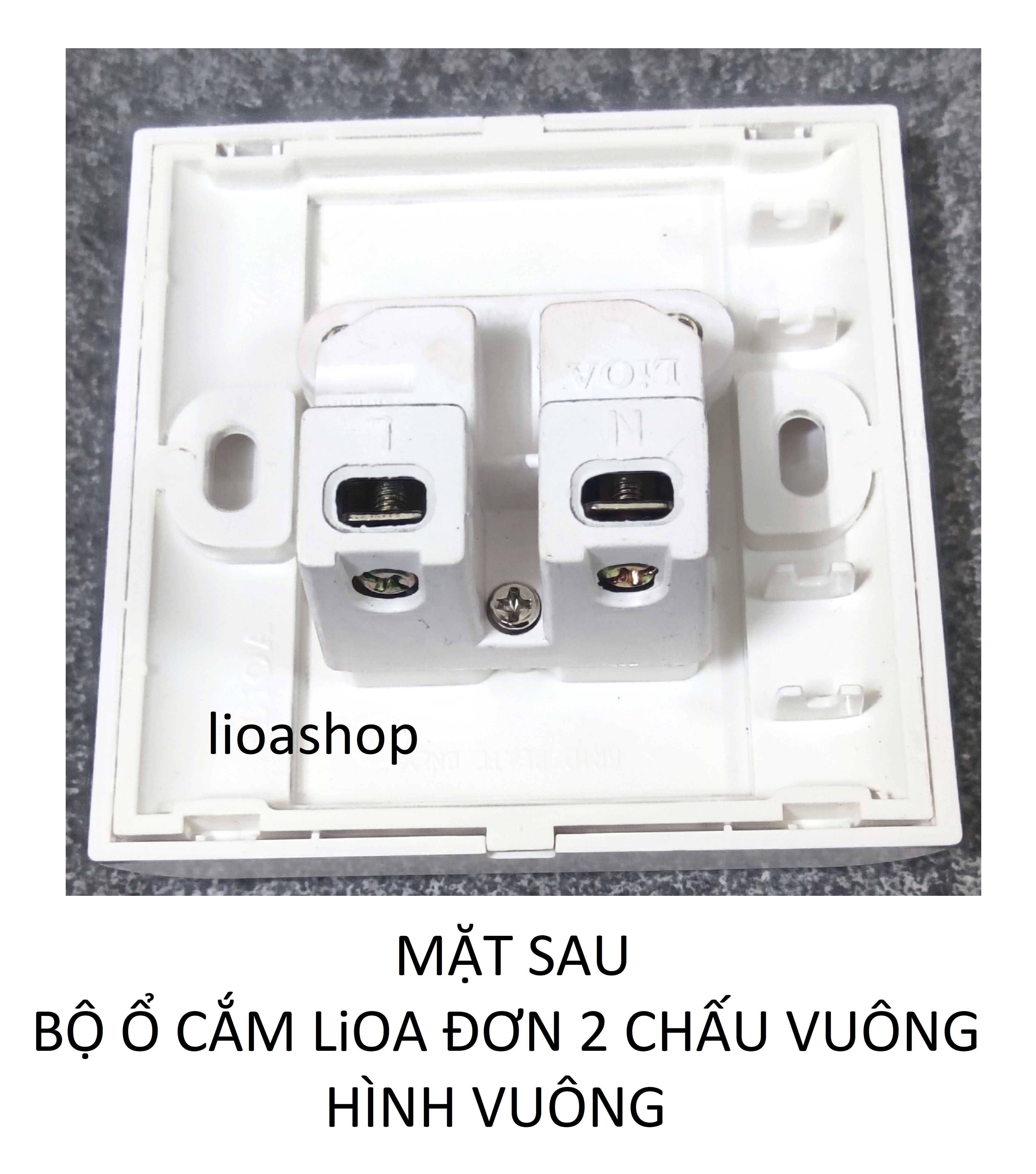 Ổ ĐÔI, Ổ ĐƠN 2 CHẤU VUÔNG LiOA