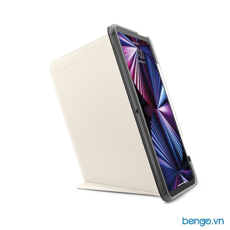 Bao da ipad pro 12.9" m2/m1 2021/ipad 12.9 2020/2018 tomtoc smart-tri case từ tính đa góc