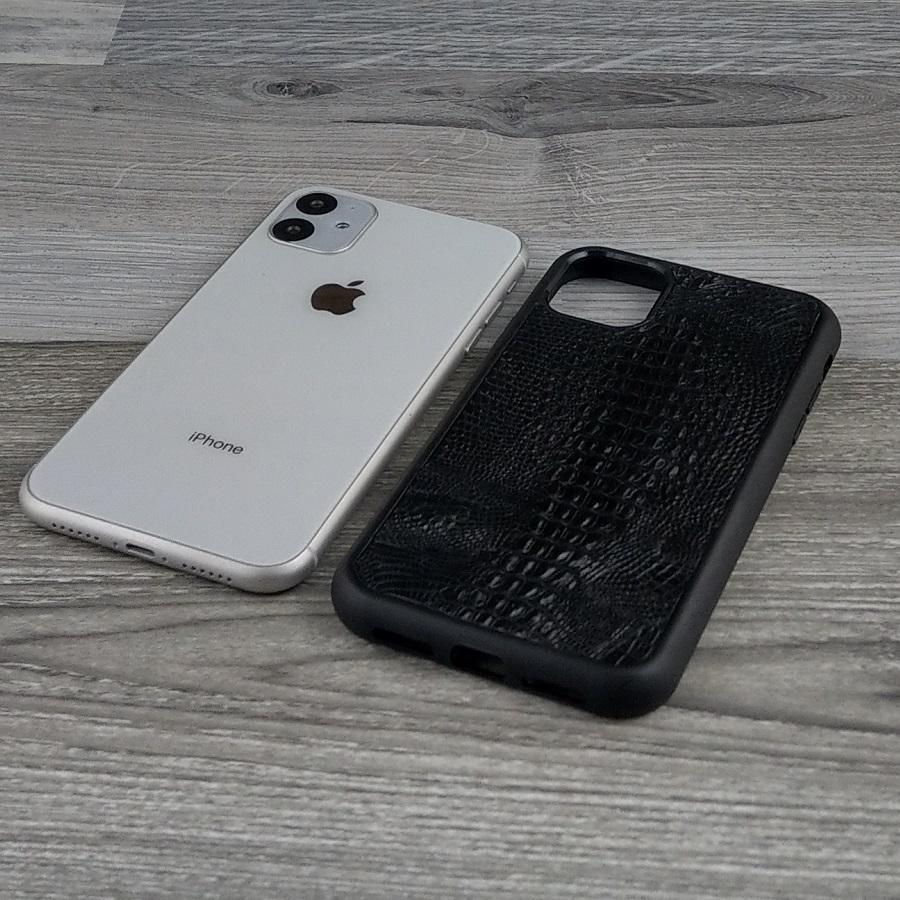 Ốp Lưng Iphone 11 pro max Da Cá Sấu 100%