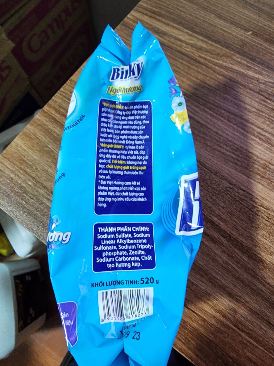 Bột Giặt BinKy 520g