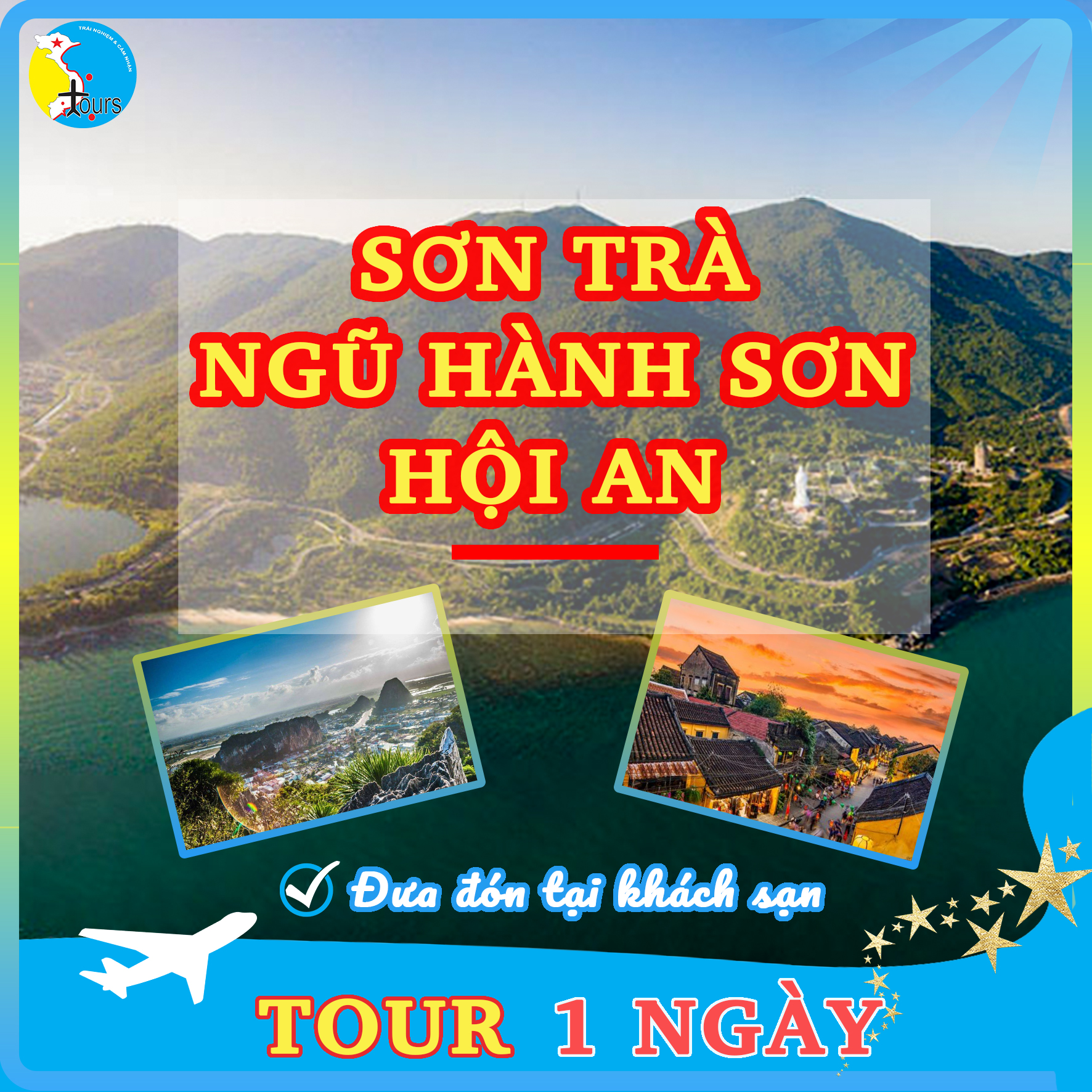 { Evoucher S-Tours } Tour Sơn Trà - Ngũ Hành Sơn - Hội An