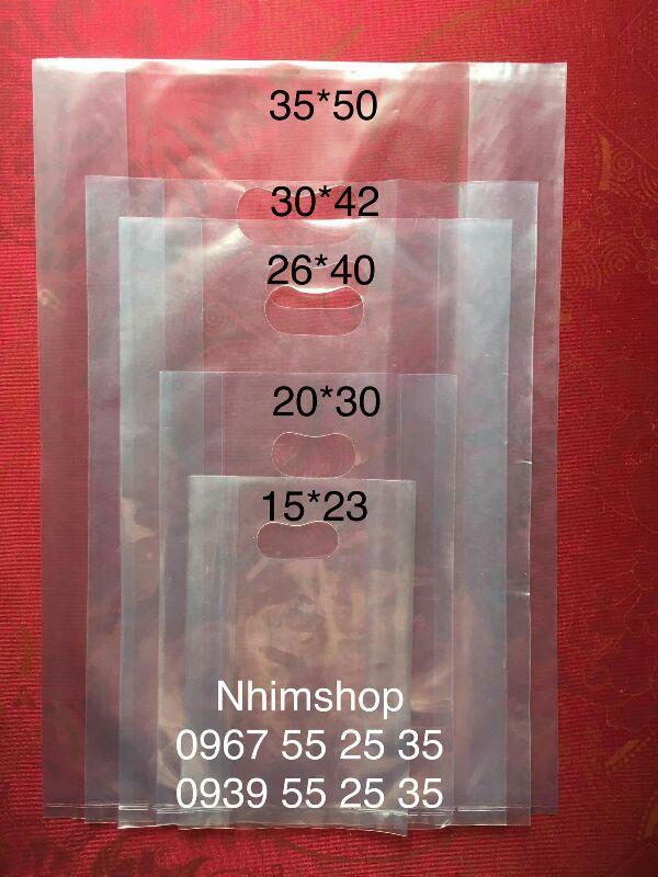 1KG -SIZE 15X23 TÚI NILON TRONG SUỐT