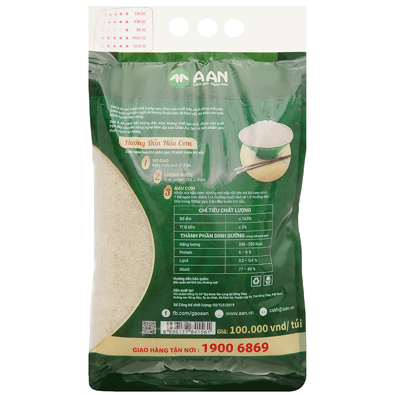 Gạo ST21 Tân Long túi 5kg