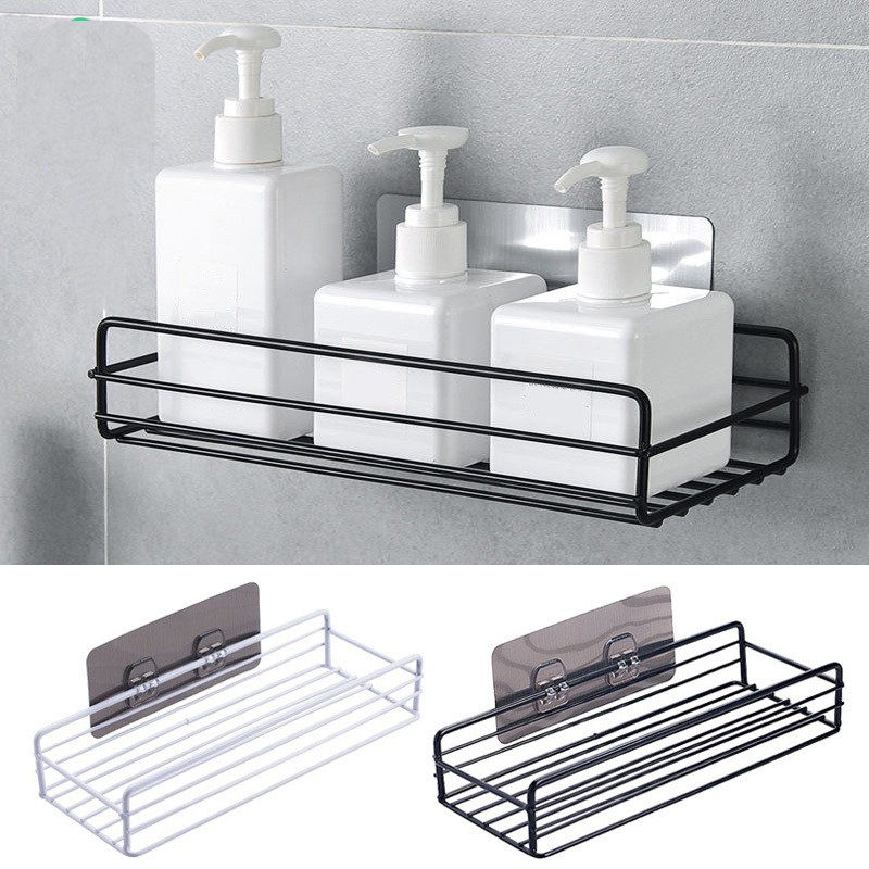 [ XẢ HÀNG THANH LÝ ] Kệ Góc để đồ Nhà Tắm Thông Minh, Giá để đồ Nhà Tắm Kim Loại Bền đẹp, Kệ Hình Chữ Nhật đựng đồ đa Năng Không Cần Khoan Tường Móc Dán Siêu Dính, Kệ Phòng Tắm