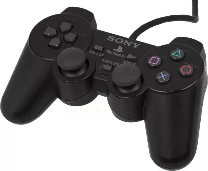 Tay cầm chơi game PlayStation 2 DualShock2 (Đen)