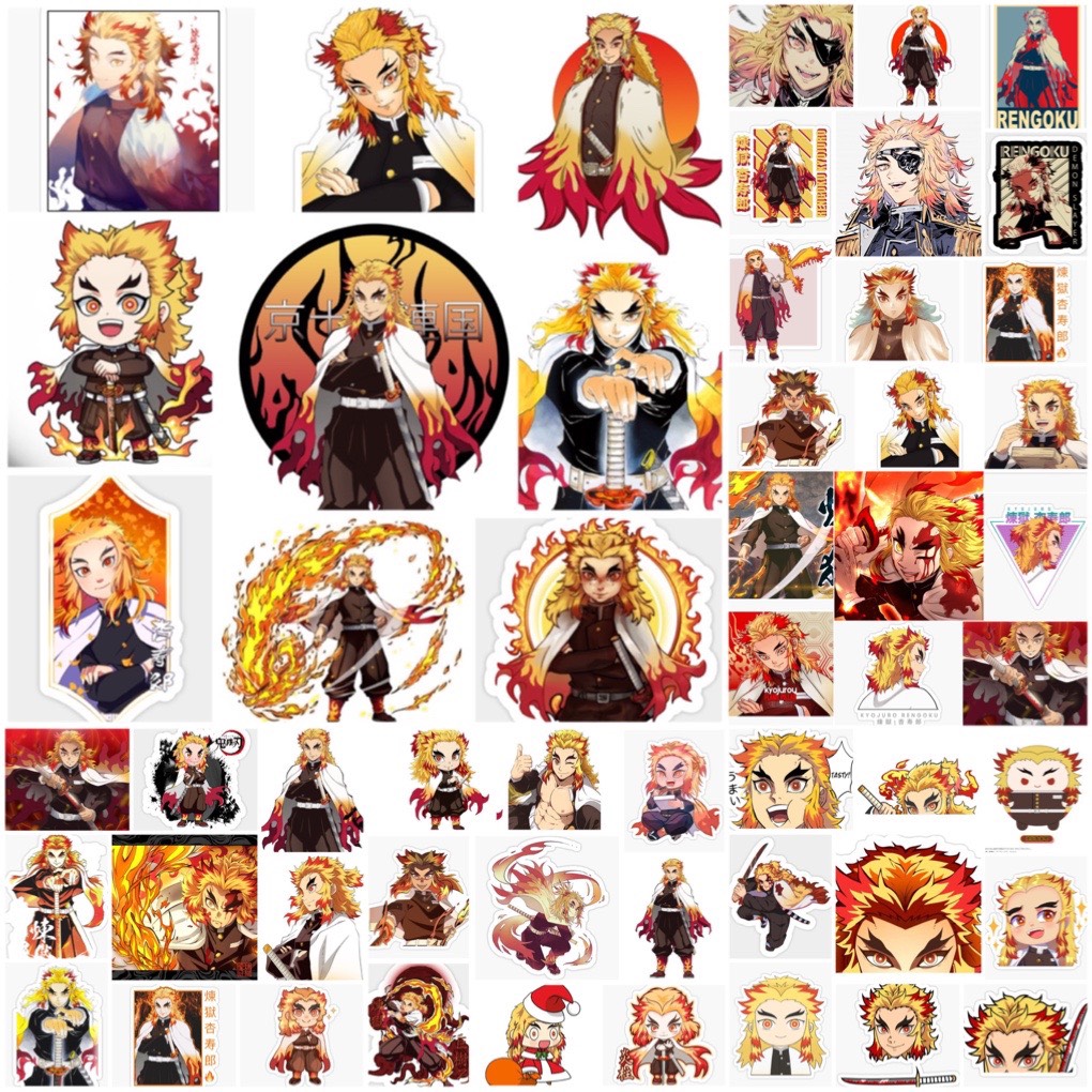 Set 30-60 Sticker Rengoku Kyoujurou-Kimetsu no Yaiba