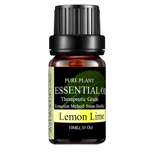 Pure lemon lime essential oil