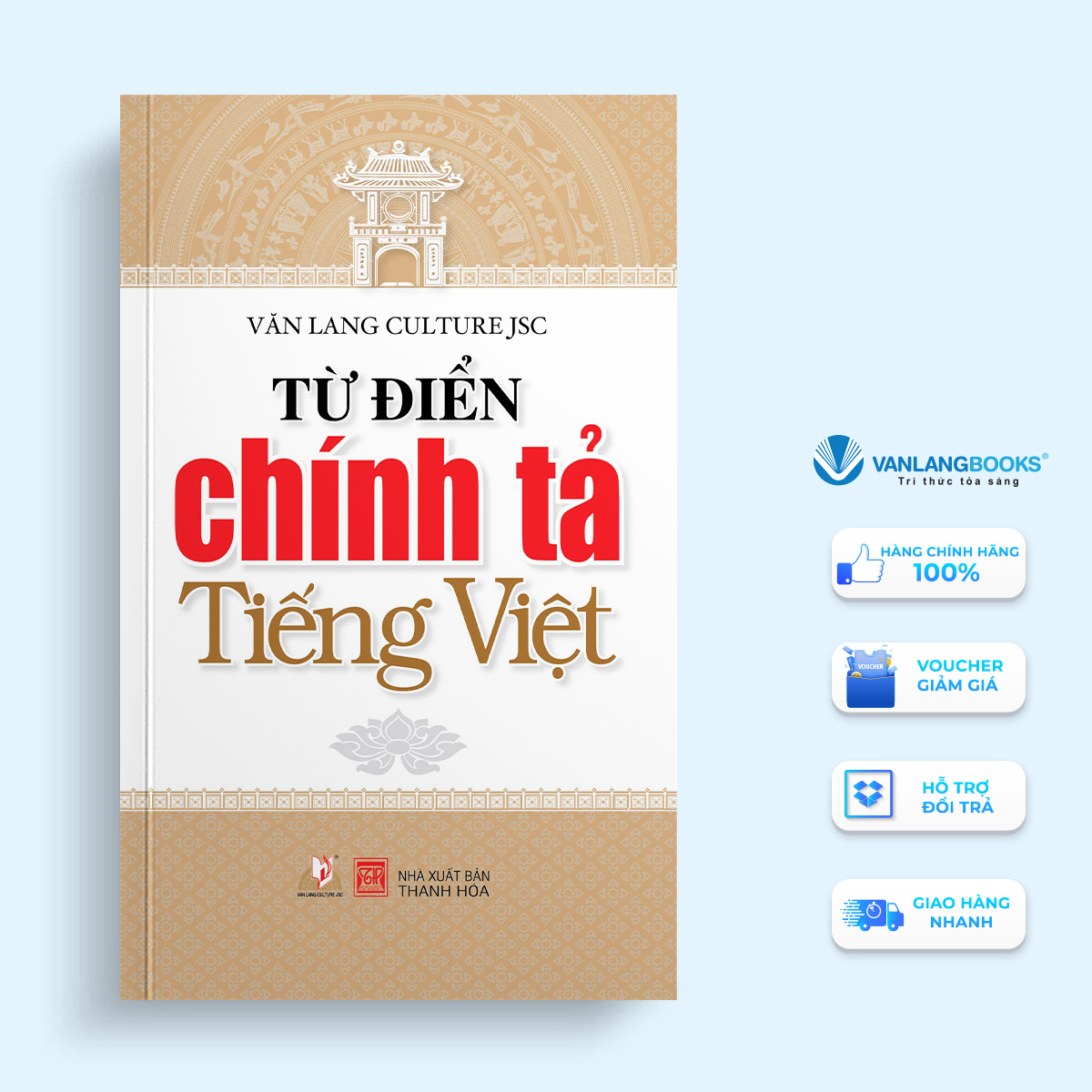 Sách - Từ Điển Chính Tả Tiếng Việt -Vanlangbooks
