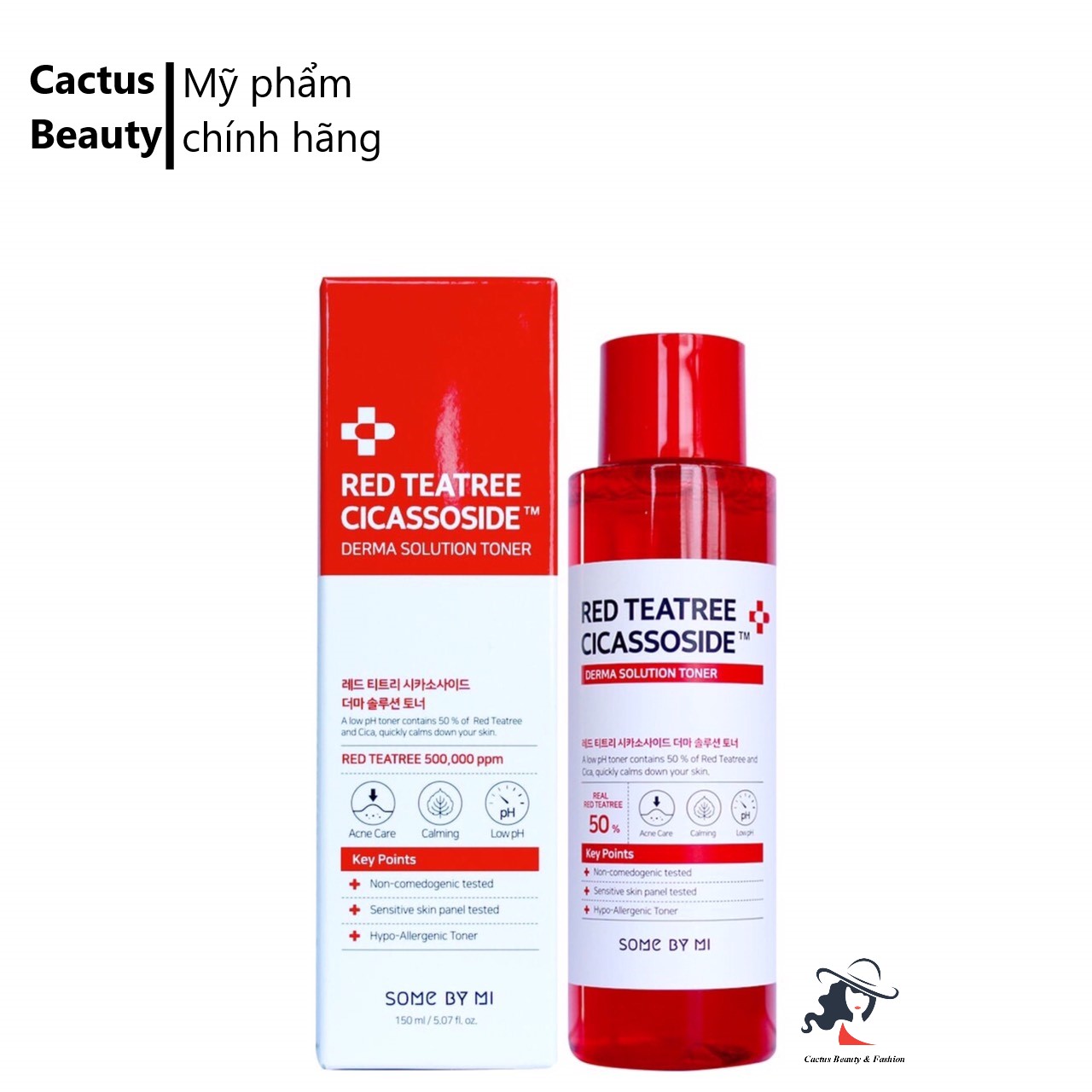 [HCM]Nước Hoa Hồng Some By Mi Red Tea Tree Cicassoside Final Solution Toner