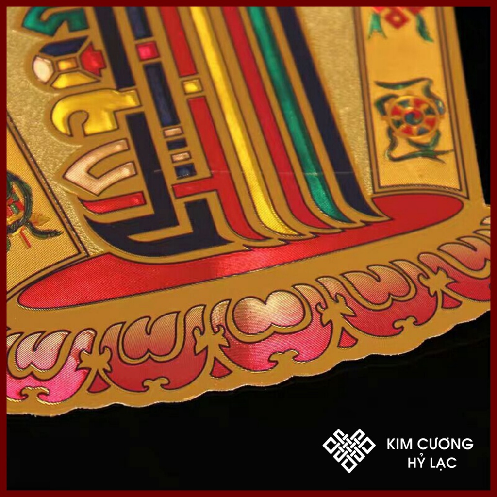 Decal Dán Biểu Tượng Kalachakra Mật Tông [Kim Cương Hỷ Lạc]