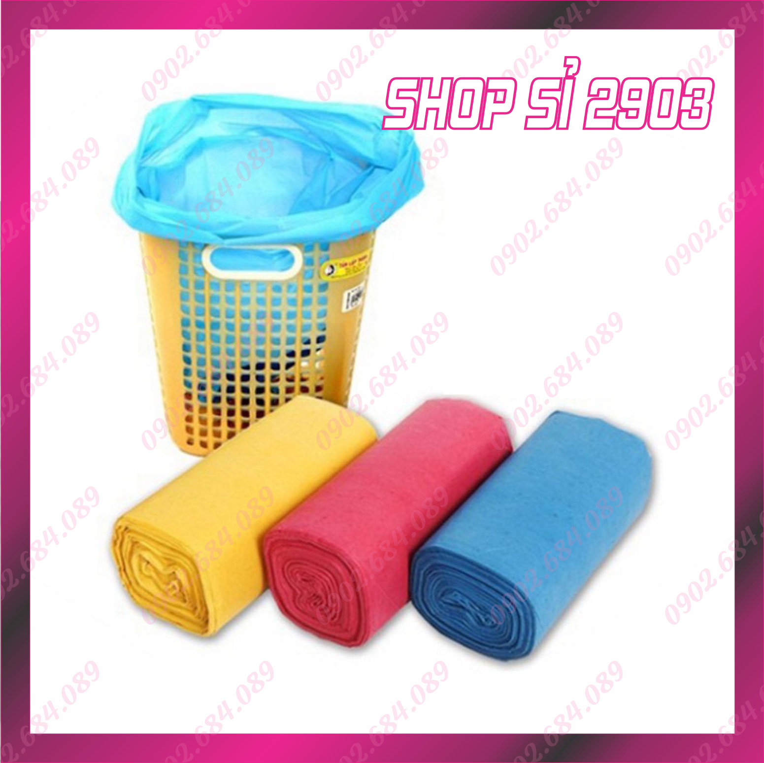 [HCM] TÚI RÁC CUỘN ( 3 CUỘN/BỊCH)